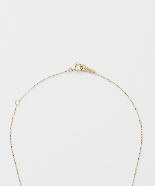agete ネックレス K10ダイヤモンドネックレス（0.05ct