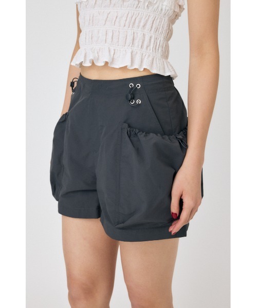 MOUSSY パンツ DRAWSTRING POCKET ショーツ レディース