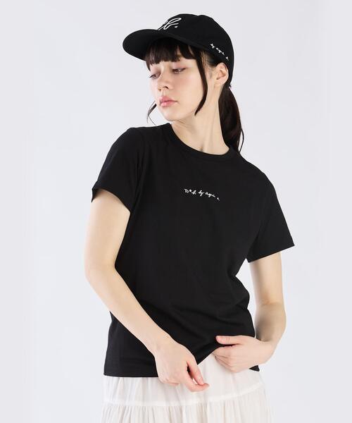 by agnes b. 黒 キャップ 定価\8250 ロゴキャップ ｜To b. by agnès b.（トゥービー バイ