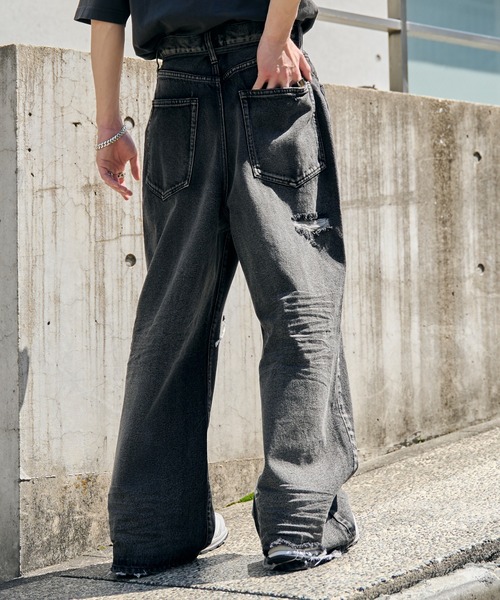 【レトロ】Turbo スーパーバギー ONCILY ジーンズ SUPER BAGGY CURVE DENIM PANTS / スーパー