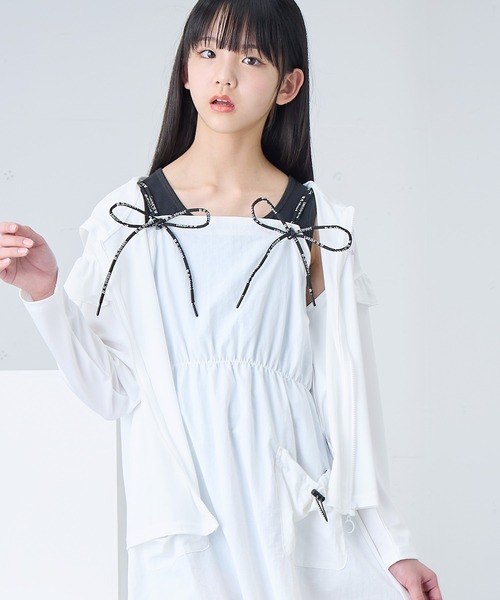 yori ダブルフリルラッシュパーカー ダブルフレアメッシュパーカー | all item| yori