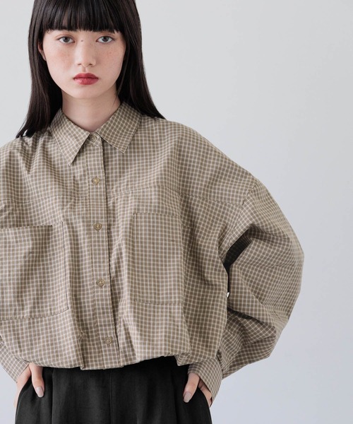 【ivory】クロップドバルーンブラウス SENSE OF PLACE｜クロップドバルーンブラウス | Rakuten Fashion(楽天
