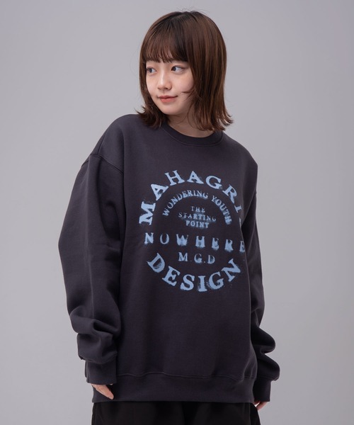 さらに100円引き◆MAHAGRID◆CIRCLE GRUNGE SWEATSHIRT mahagrid/マハグリッド』 CIRCLE GRUNGE SWEATSHIRT/サークル