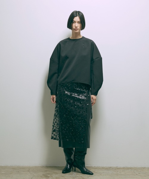 スカート EN NEUME Sequin Layered Skirt EN NEUME スカート Sequin Layered Skirt : ZOZOTOWN Yahoo!店