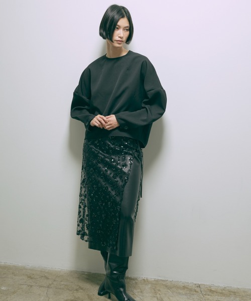 スカート EN NEUME Sequin Layered Skirt EN NEUME スカート Sequin Layered Skirt : ZOZOTOWN Yahoo!店
