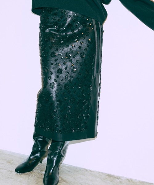 スカート EN NEUME Sequin Layered Skirt セール】Sequin Layered Skirt（スカート）｜EN NEUME