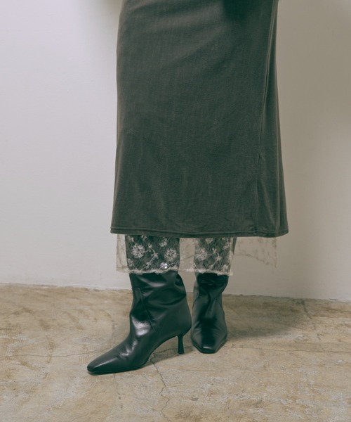 スカート EN NEUME Sequin Layered Skirt セール】Sequin Layered Skirt（スカート）｜EN NEUME