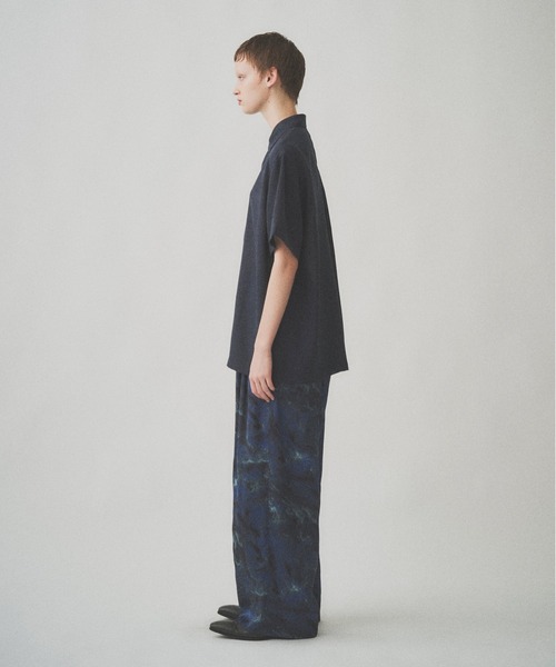 Juha（ユハ） シャツ 半袖 SHEER SHARKSKIN SS SHIRT メンズ