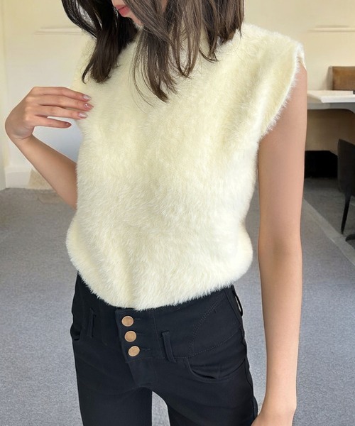Julia Boutique ニット セーター ふわふわシャギー