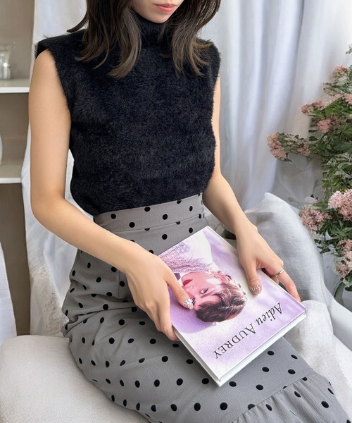 ふわふわシャギーニット セーター タートルネック 長袖 レディース トップス おしゃれ きれいめ 大人可愛い かわいい シンプル 無地 単色 ソリッド awt382_1.jpg