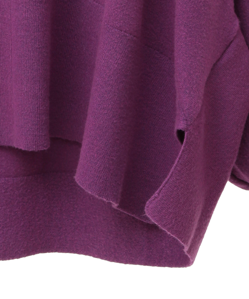 ニット セーター 「nota della mano sinistra（ノータ デラ マノ シニストラ）」ドルマン2wayニットトップス レディース Soffitto｜【nota della mano sinistra(ノータ デラ マノ
