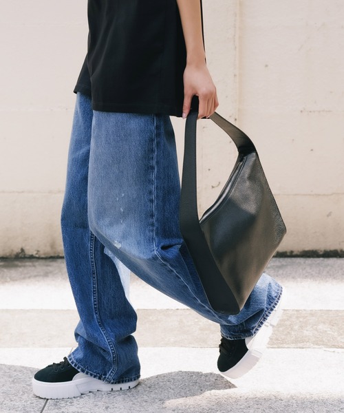 [NOTHING WRITTEN] Pibi Leather Shoulder Bag ☆送料込☆ NOTHING WRITTEN] PIBI LEATHER SHOULDER BAG (NOTHING WRITTEN