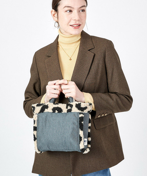 LeSportsac トートバッグ SMALL TWO WAY DENIM TOTE ブラック