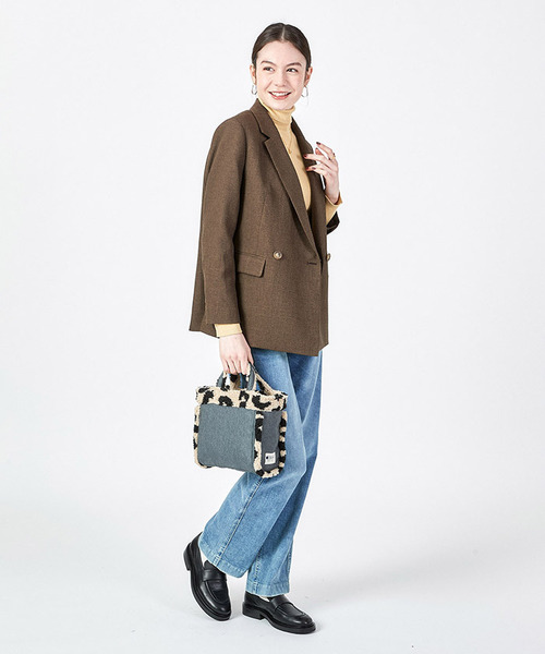 LeSportsac トートバッグ SMALL TWO WAY DENIM TOTE ブラック