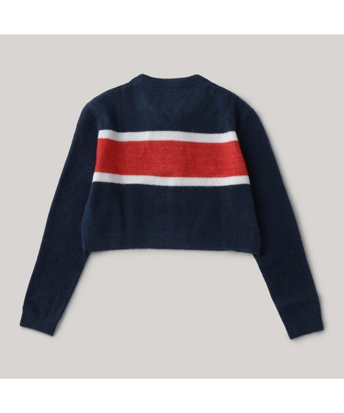ニット セーター スクリプトカラーブロックセーター レディース TOMMY JEANS ニット セーター スクリプトカラーブロックセーター