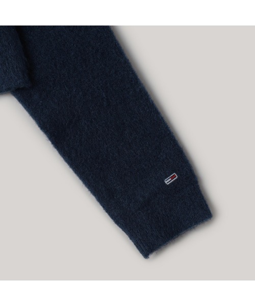 TOMMY JEANS ニット セーター スクリプトカラーブロックセーター