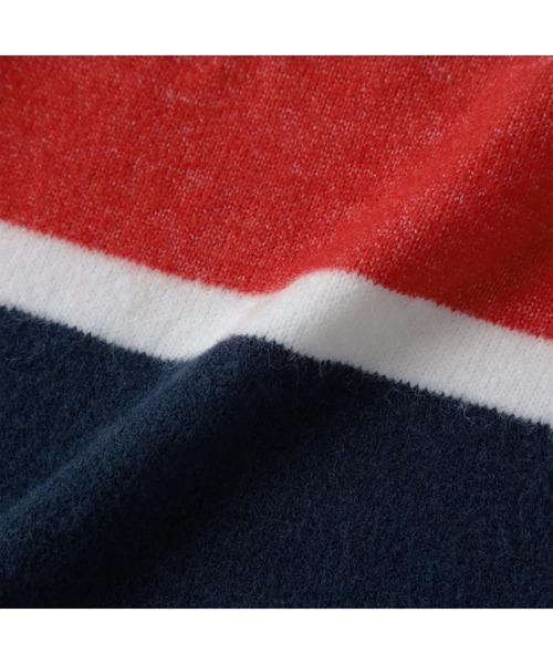 TOMMY JEANS ニット セーター スクリプトカラーブロックセーター