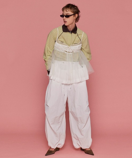 MAISON SPECIAL メゾンスペシャル パンツ パラシュート ナイロン Side Zipper Parachute Pants