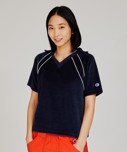 tシャツ 「Champion/チャンピオン」レディース スキッパーシャツ レディース