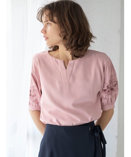 「TONAL」 長袖ブラウス 38 パープル レディース TONAL」 長袖ブラウス 38 パープル レディース（トーナル TONAL