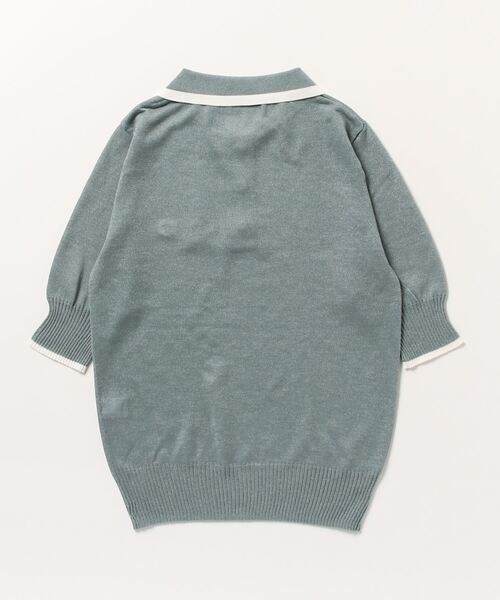 「FRED PERRY」 半袖ニット 10 ベージュ レディース FRED PERRY 「FRED PERRY」 半袖ニット 10 ベージュ レディース