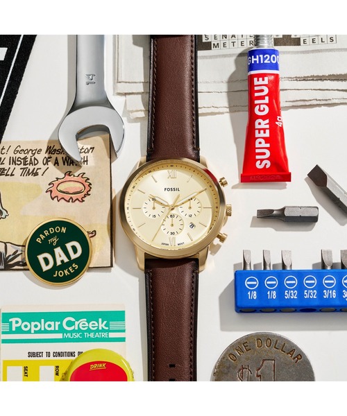 FOSSIL（フォッシル） 腕時計 腕時計 メンズ アナログ レザー FS6113