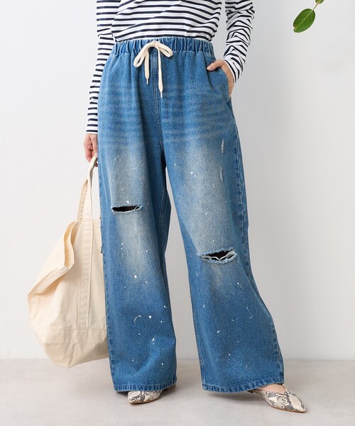 FREAK'S STORE ジーンズ デニム デニムパンツ ウォッシュ加工