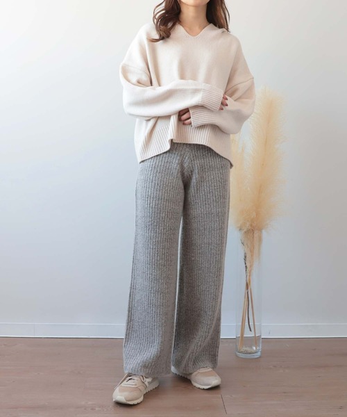 「mil」 パンツ S グレイッシュベージュ レディース_画像3