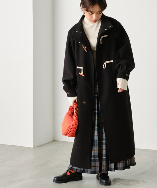 「forksy.」 ダッフルコート FREE ネイビー レディース_画像2