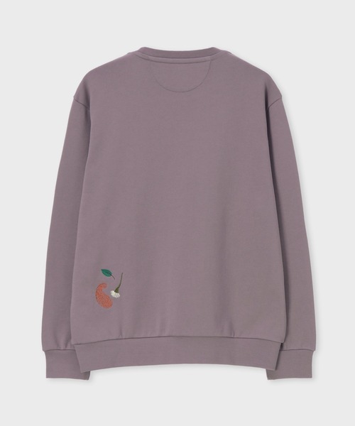 【Paul Smith】ペイズリーフラワー エンブロイダード スウェット Paul Smith トレーナー スウェット ペイズリーフラワー エンブ