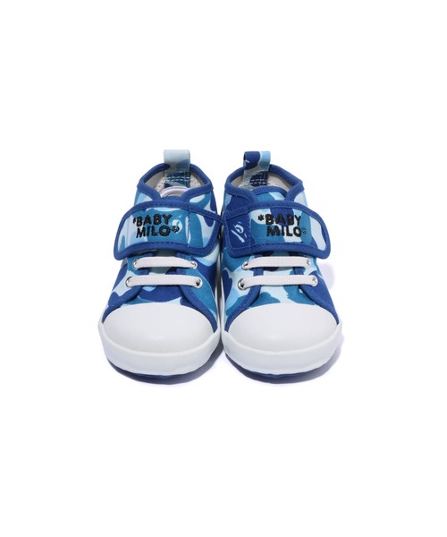 【超希少】A BATHING APE MILO ALL マルチ総柄スニーカー A BATHING APE スニーカー ABC CAMO BABY MILO SHOES キッズ