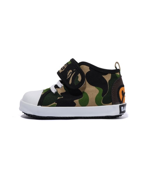 A BATHING APE スニーカー ABC CAMO BABY MILO SHOES キッズ