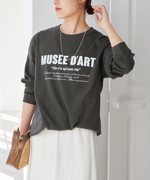 新品 Spick and Span バックロゴロンT Spick&Span tシャツ MUSEE DART ロゴロンT レディース