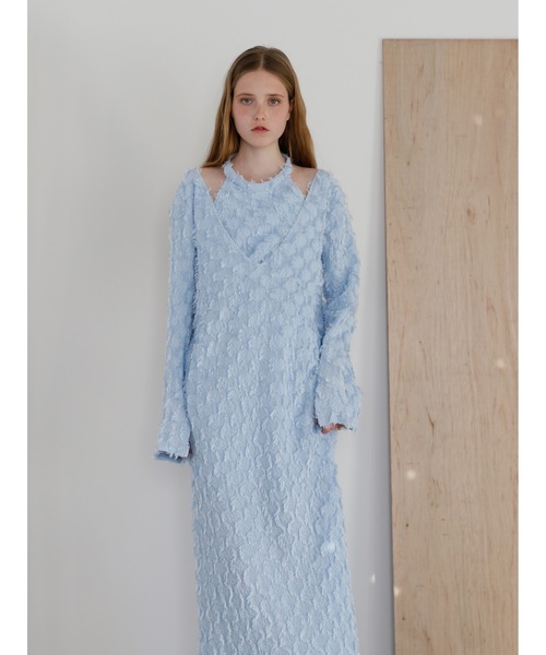 ワンピース glance tokyo Halter Neck Knit OP Katrin TOKYO ワンピース halter neck jacquard onepiece : ZOZOTOWN