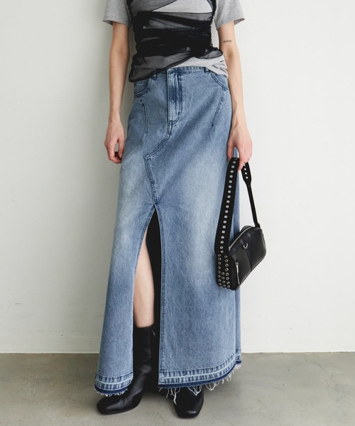 MAISON SPECIAL（メゾンスペシャル） デニムスカート 2way Waist Slit