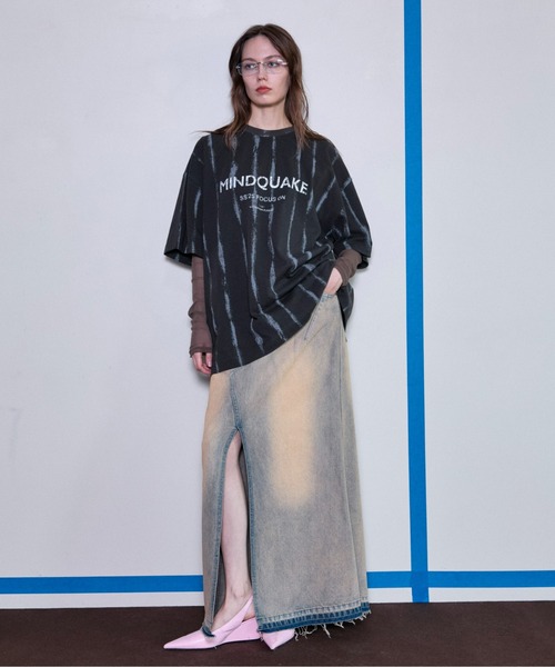 メゾンスペシャル　2WAYウエストスリットマキシデニムスカート MAISON SPECIAL デニムスカート 2way Waist Slit Maxi Denim