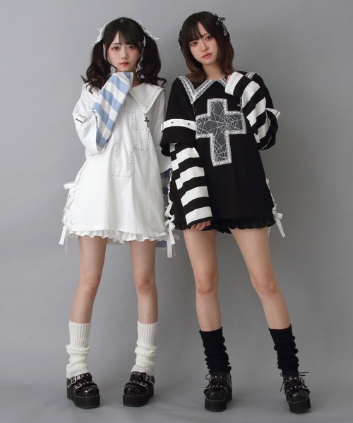 DearMyLove パンプス 厚底スタッズチェーン地雷パンプス : ZOZOTOWN