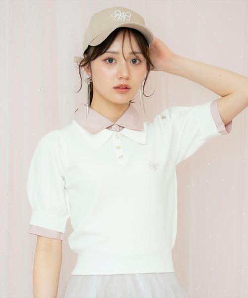 willselectionポロれな WILLSELECTION（ウィルセレクション） ニット セーター レイヤード風