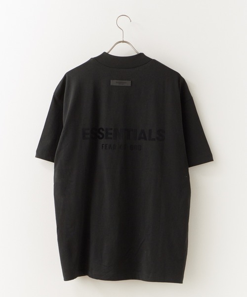 Fog Essentials tシャツ　長袖　ブラック花卉　黒　ロゴ FOG ESSENTIALS tシャツ ESSENTIALS/エッセンシャルズ BACK LOGO