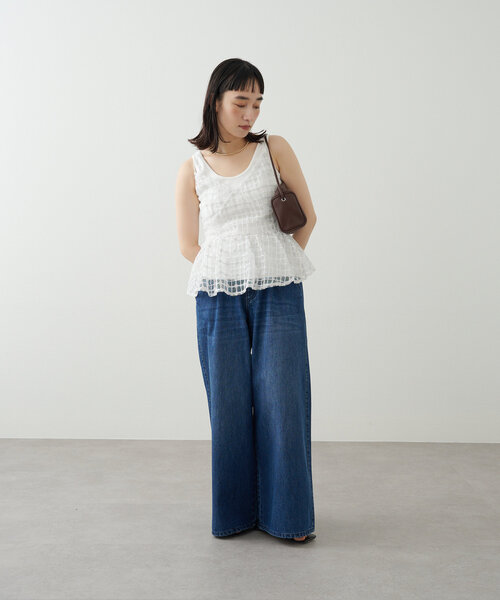 スパンコール キャミソール Deuxieme Classe IENA IENA（イエナ）の「スパンコール Vネック キャミソール