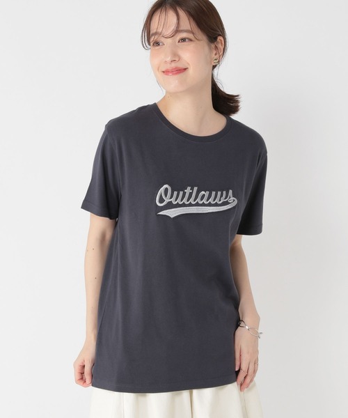 studio CLIP（スタディオクリップ） tシャツ 半袖 ワッペンロゴ刺繍T