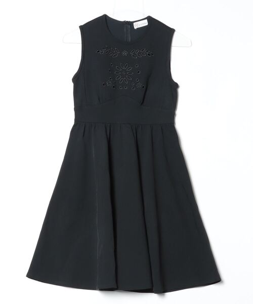 RED VALENTINO ワンピース RED VALENTINO 「RED VALENTINO」 ノースリーブワンピース X