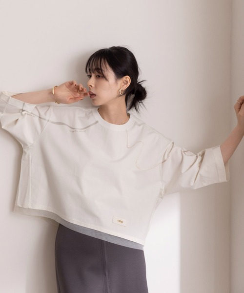 「Eimee Law」 7分袖カットソー 38 アイボリー レディース
