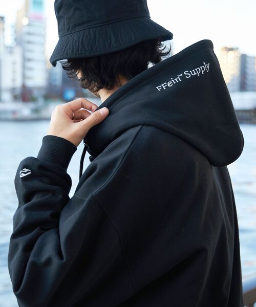 ffein ジップアップパーカー LARGE アッシュグレー メンズ : ZOZOTOWN