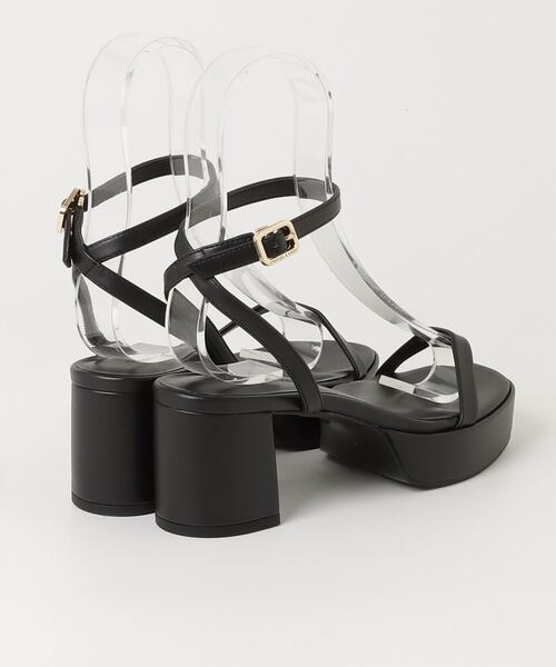 SAINT TROPEZ ブラックハイヒール 34 1/2 MARGOTPUMP_SH005L9647Z-