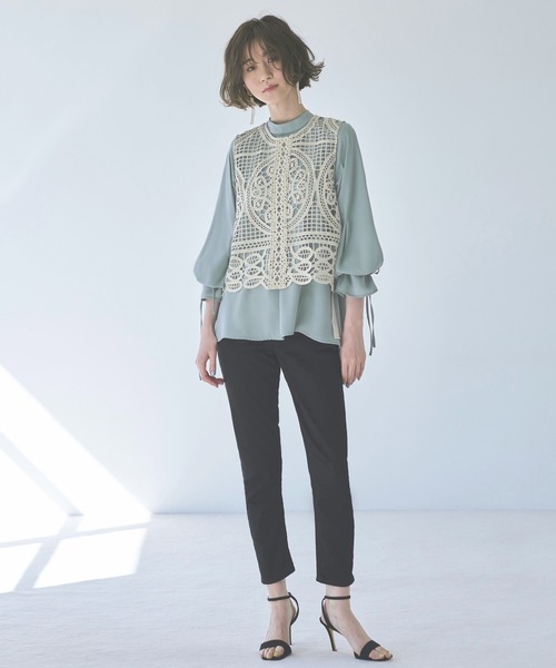 RUIRUE BOUTIQUE 長袖ブラウス オフホワイト Lサイズ RUIRUE BOUTIQUE 「RUIRUE BOUTIQUE」 長袖ブラウス S オフ