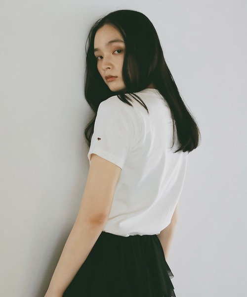 EIMY ISTOIRE（エイミーイストワール） tシャツ 半袖 merci ロゴT