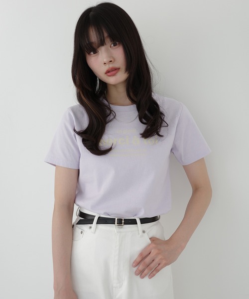 EIMY ISTOIRE（エイミーイストワール） tシャツ 半袖 merci ロゴT