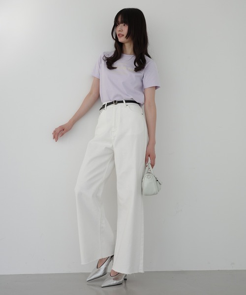 EIMY ISTOIRE（エイミーイストワール） tシャツ merci ロゴTシャツ