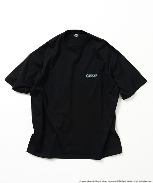 「FREAK'S STORE」 半袖Tシャツ「Casperコラボ」 LARGE オフホワイト メンズ